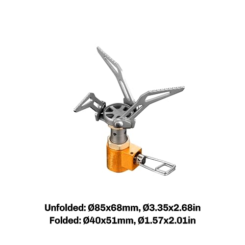 Fire-Maple FMS-300T Backpacking Stove, Titanium, ISPO Gold Winner