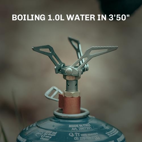 Fire-Maple FMS-300T Backpacking Stove, Titanium, ISPO Gold Winner