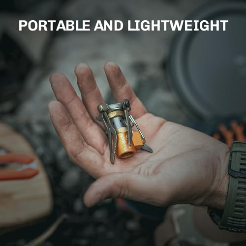 Fire-Maple FMS-300T Backpacking Stove, Titanium, ISPO Gold Winner
