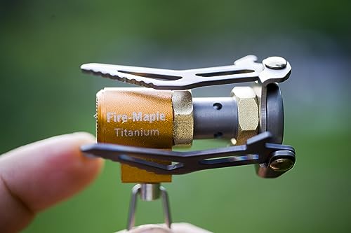 Fire-Maple FMS-300T Backpacking Stove, Titanium, ISPO Gold Winner
