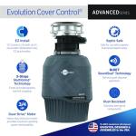 InSinkErator Evolution Cover Control 3/4 HP Disposal