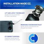 InSinkErator Evolution Cover Control 3/4 HP Disposal