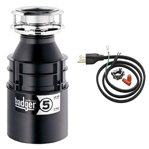 Badger 5 Food Disposer with Power Cord