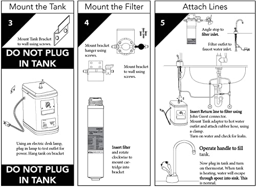 Satin Nickel Hot Water Dispenser Faucet