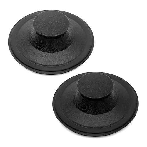 InSinkErator STP-PL Black Rubber Sink Stopper (2 Pack)