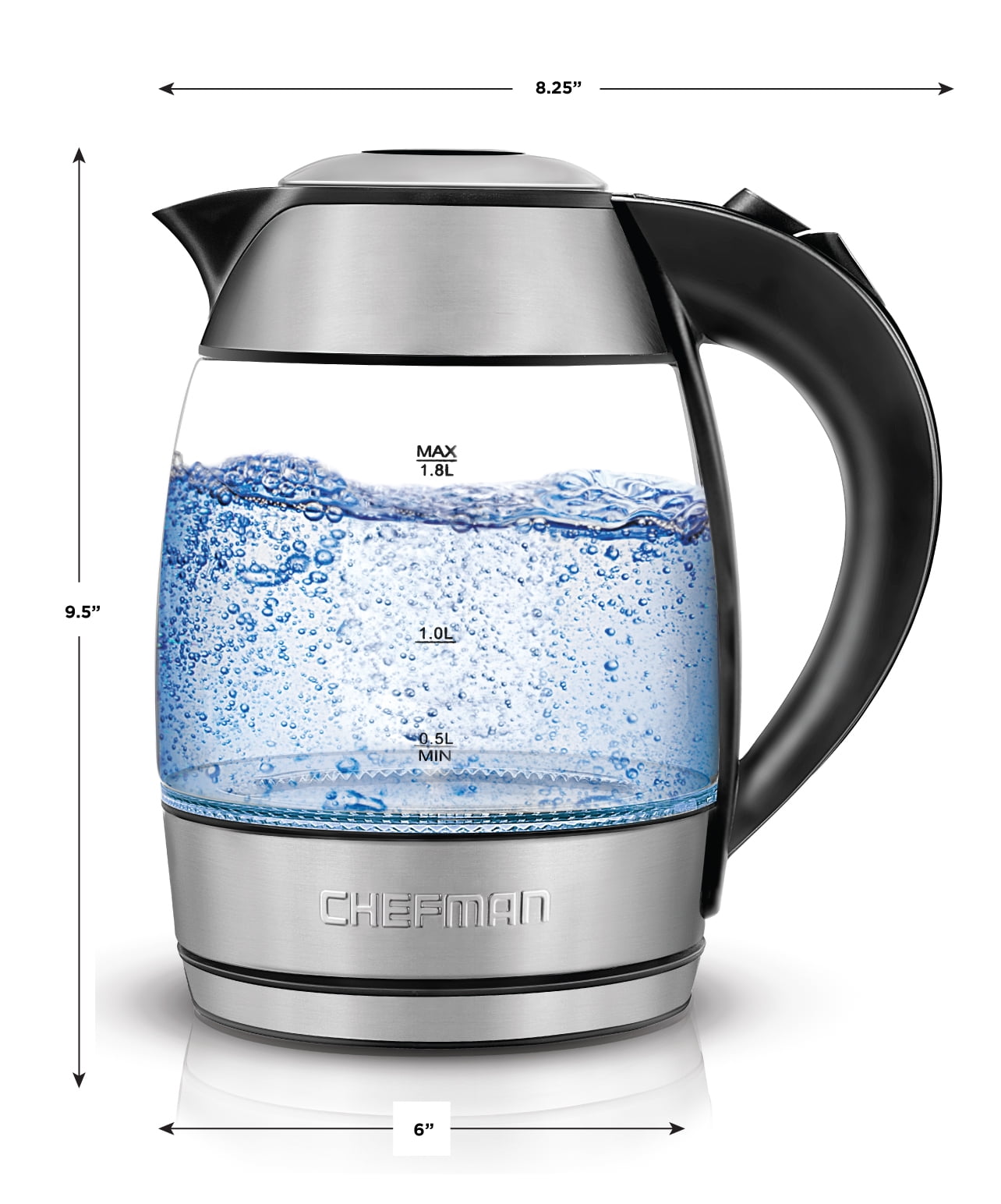 Electric Glass Kettle with Tea Infuser