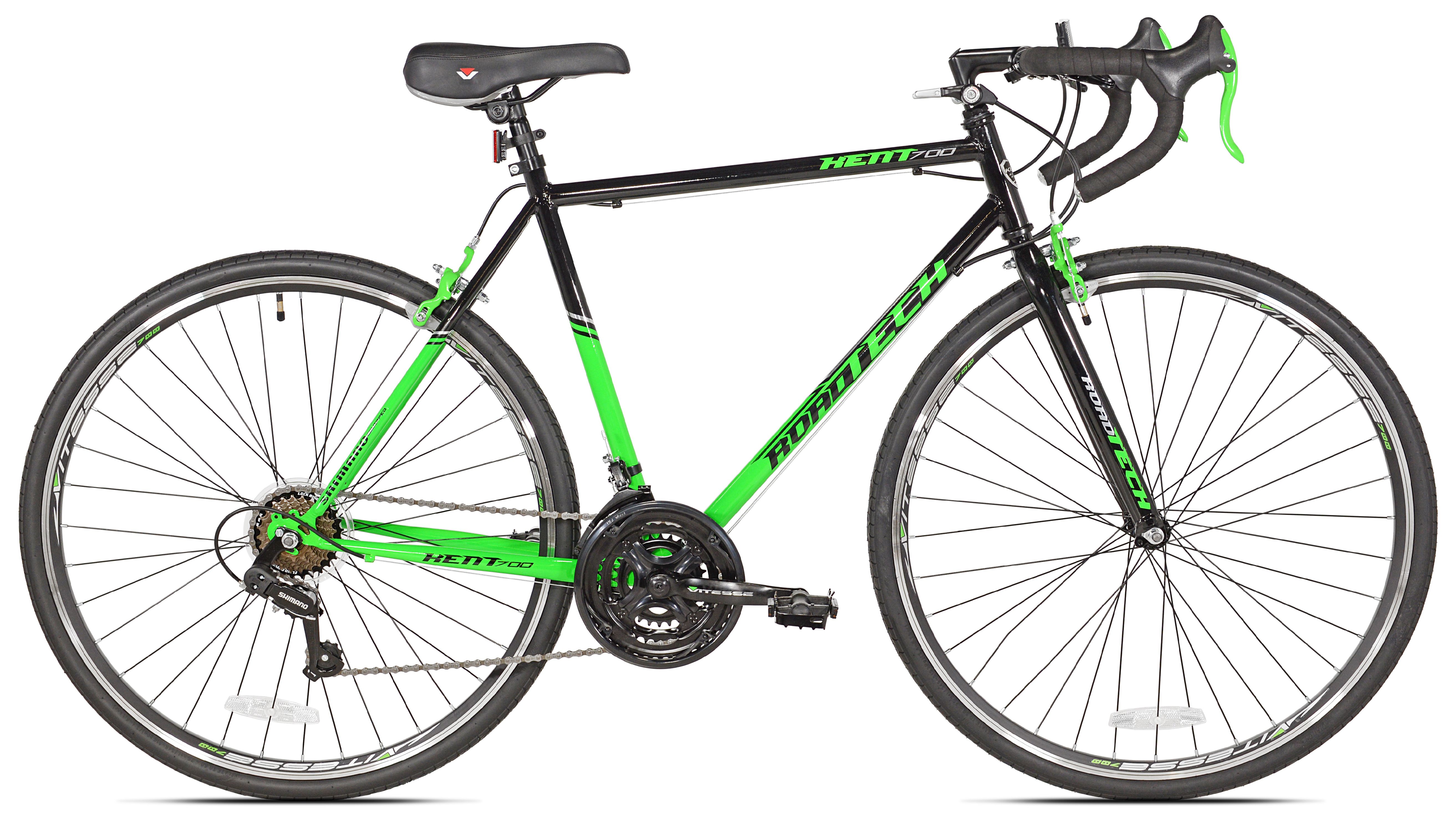 Kent 700c RoadTech Men's Bike, Black/Green
