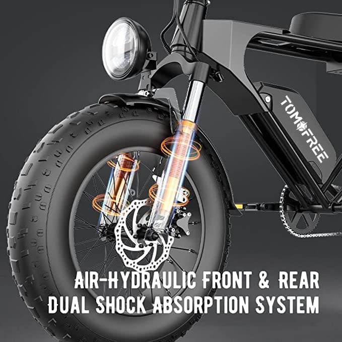 YYG Electric Fat Tire Mountain E-Bike 1200W (Style 01)