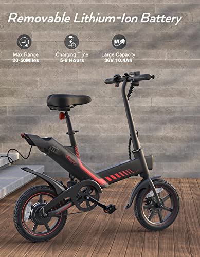 Sailnovo 14'' Electric Bicycle for Adults & Teenagers