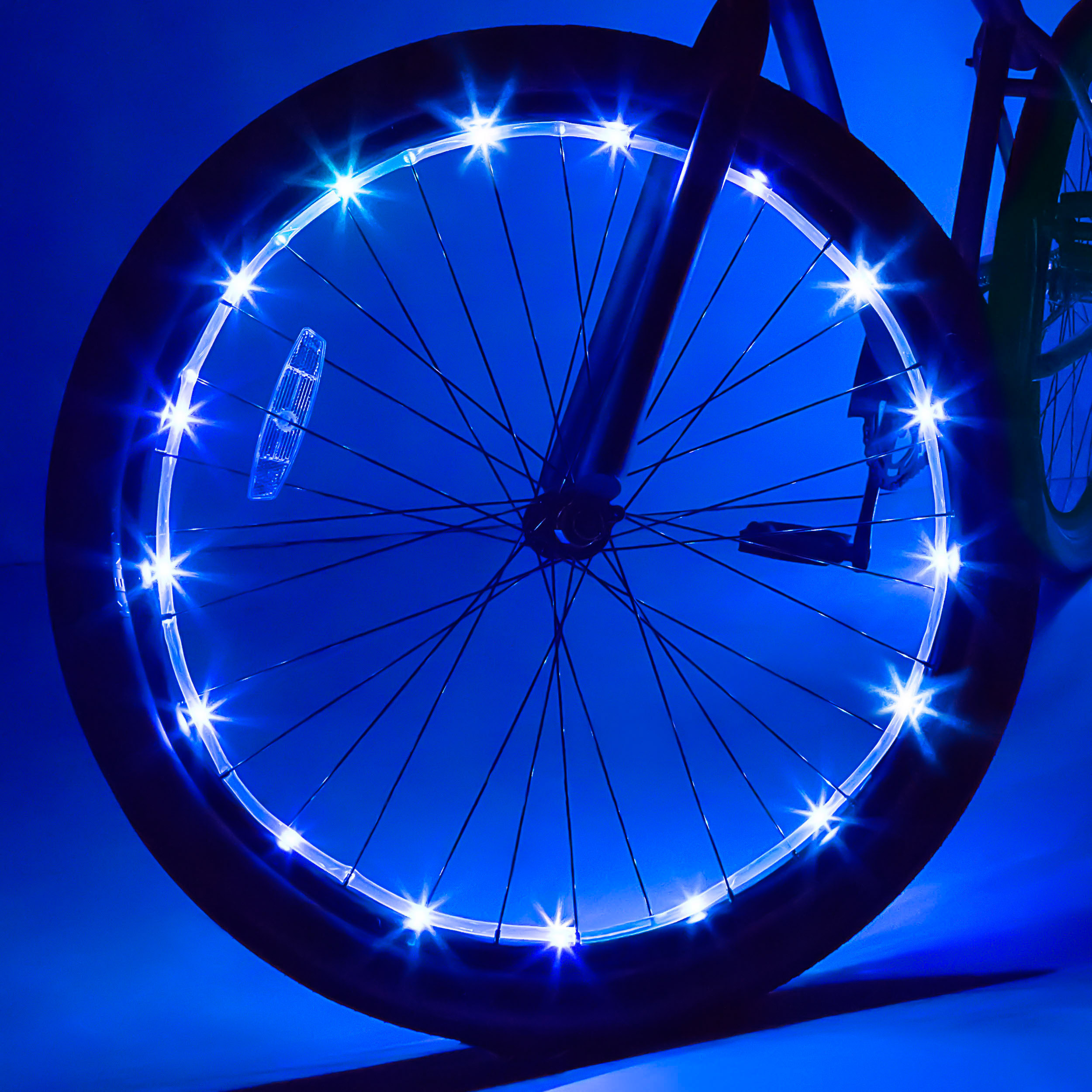 Color-Changing LED Wheel Light for Bikes