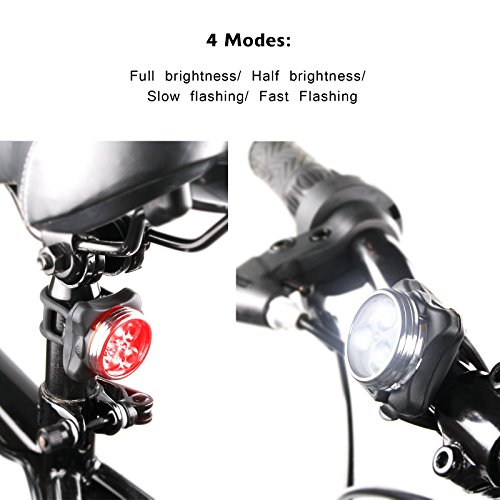 Ascher Bike Light Set with USB Recharge