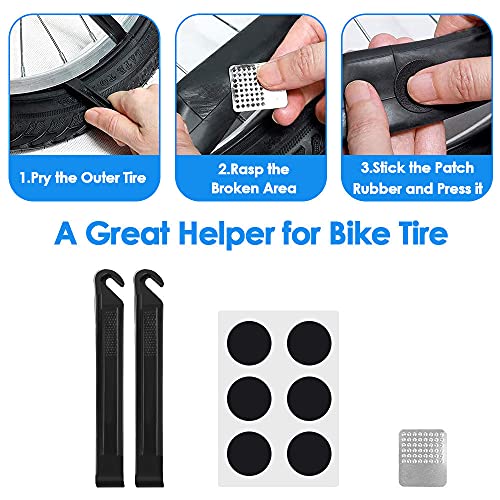 Cycling Repair Kit: Tool Set, Pump & Bag
