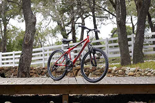 24" Huffy Stone Mountain Bike, 21-Speed, Red