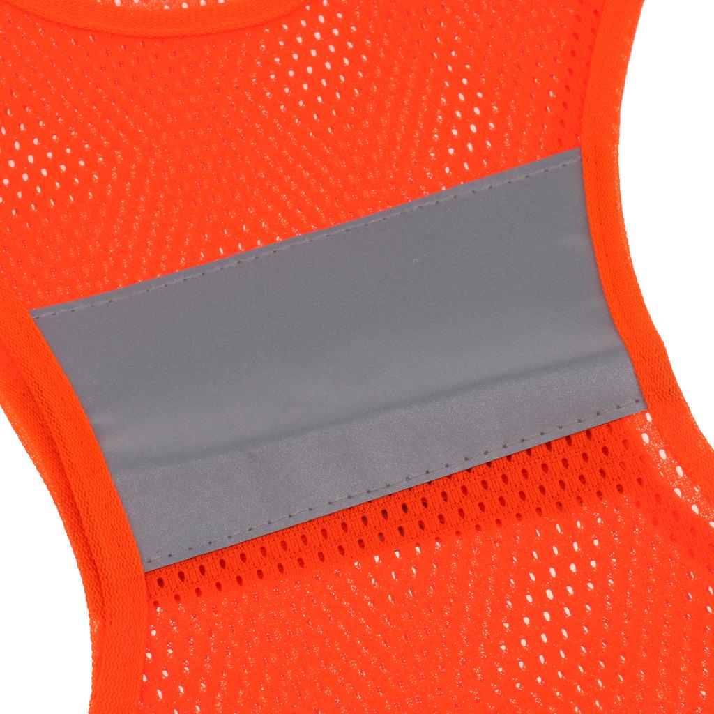 Breathable Reflective Cycling Vest - Orange