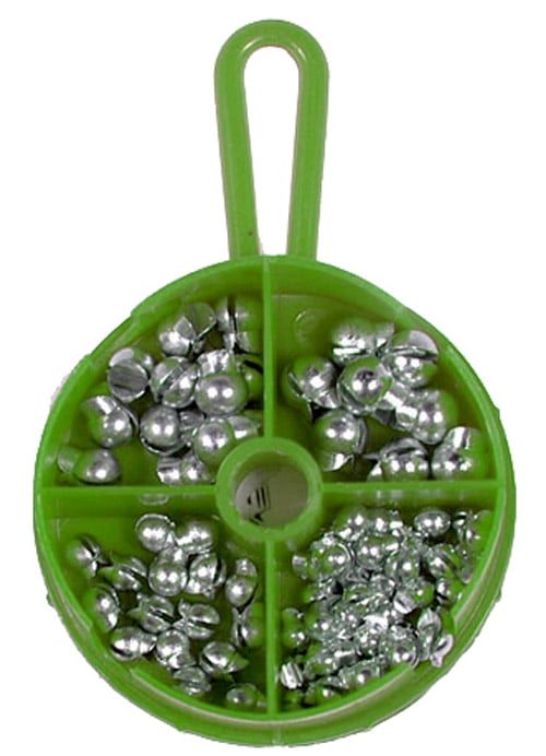 Eagle Claw Split Shot Sinker Dial Pack, Tin Weight