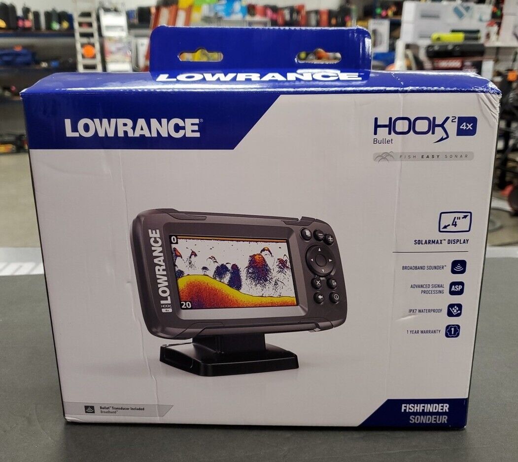 Lowrance HOOK2 4x Fishfinder with Skimmer Transducer