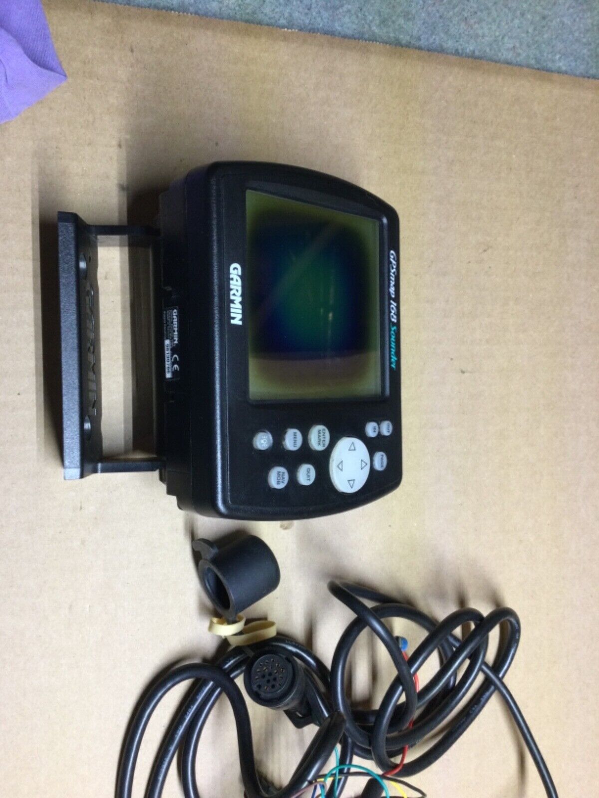 Garmin 168 Fish Finder with GPS Mapping