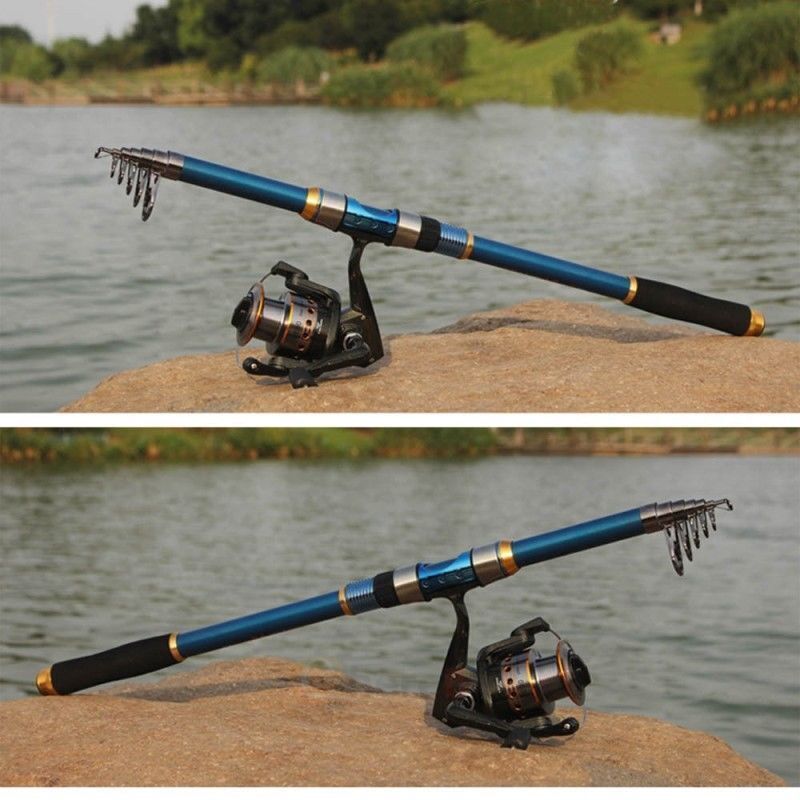 Carbon Fiber Telescopic Fishing Rod - 2.1m