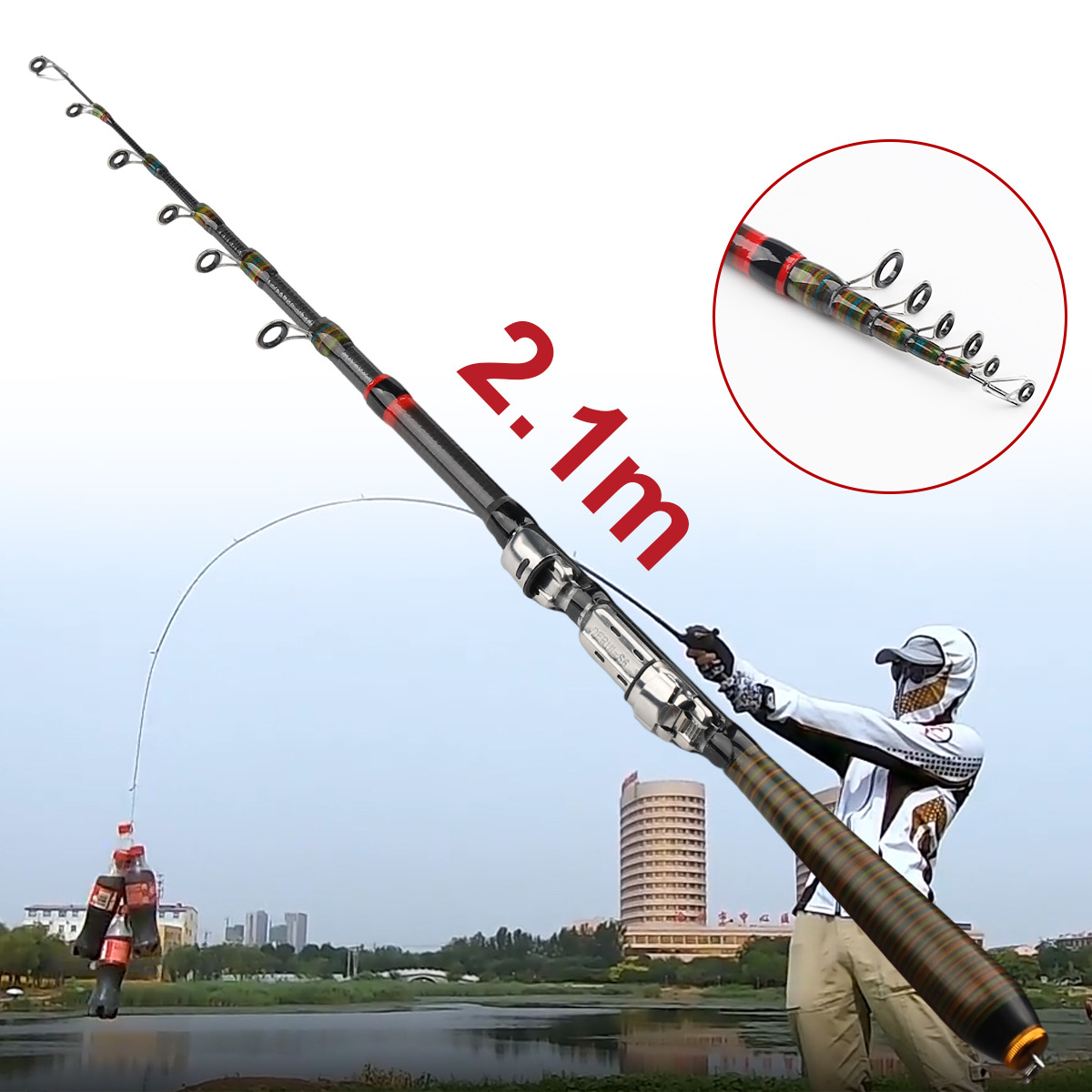 Portable Carbon Fiber Spinning Sea Fishing Rod