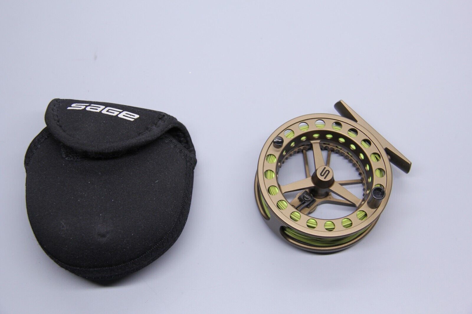 Sage Click I Fly Reel. Bronze Finish + Case