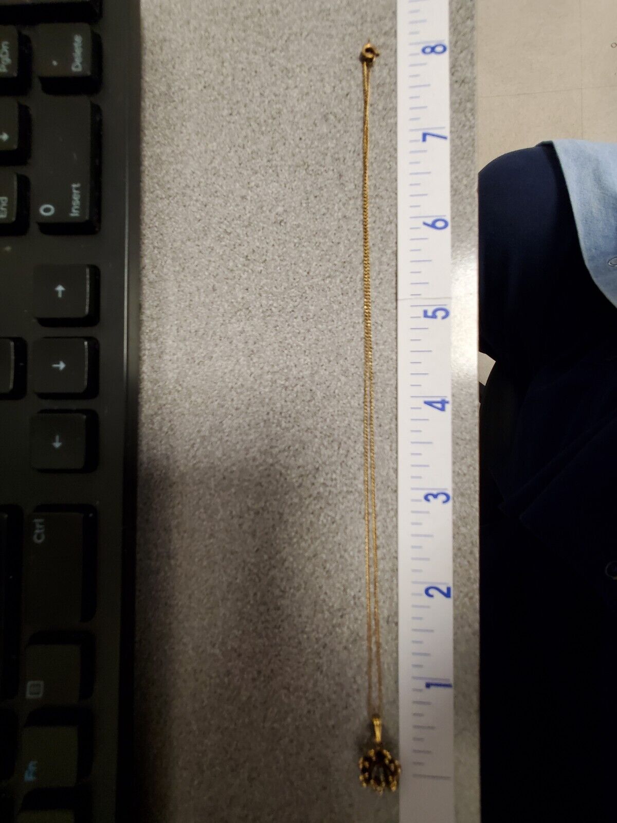 0.05 ct Natural Alexandrite 14K Yellow Gold Pendant