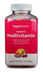 Amazon Basics Women's Multivitamin, 300 Gummies (150 Servings) (Previously Solimo)