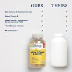 SOLARAY Mega Vitamin B-Stress - Timed Release Vitamin B Complex w/Vitamin B12, B6, Folic Acid, VIT. C - Stress, Energy, Red Blood Cell, Immune Support - Vegan, 60-Day Guarantee (276 CT)