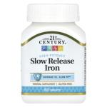 21st Century Slow Release Iron Tablets, 60 Count