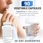 Dr. Berg Maximum Strength 4-in-1 Chelated Magnesium Glycinate with Clean, Potent & Pure Ingredients | 4X Lab-Tested & Verified | USA Formulated Magnesium Supplement Capsules | 90 Capsules