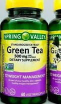 Spring Valley Green Tea Extract Capsules - 60ct
