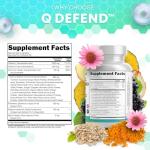 Clean Nutraceuticals Quercetin Zinc Vitamin C Vitamin D Bromelain Elderberry - Lung Immune Support Supplement Adults with Artemisinin, Sea Moss, Echinacea, Allergy Relief