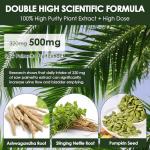 Totaria Organic Saw Palmetto - Prostate Health Supplements for Men with Ashwagandha Root, Stinging Nettle, Pumpkin Seed, Prostate Defend Propnietary Blend, DHT Blocker, 120 Count