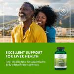 Swanson Milk Thistle (Standardized) - Herbal Liver Support Supplement w/ 80% Silymarin - Natural Formula Helping to Maintain Overall Health & Wellbeing - (120 Capsules)