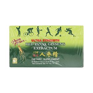 Prince of Peace Ultra Strength Red Panax Ginseng Extractum 10 cc vials -- 30 vials