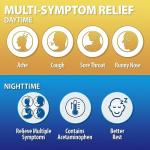 HealthA2Z® Daytime and Nighttime | Cold & Flu Medicine | Powerful Multi-Symptom Daytime and Nighttime Relief (24 Daytime & 12 Nighttime Softgels) (Daytime & Nighttime Combo (36 Count Pack of 1))
