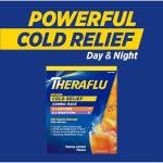 Theraflu Combo Daytime and Nighttime Severe Cold Relief Powder, Honey Lemon Flavor, 12 Count, 6 Daytime + 6 Nighttime