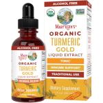 MaryRuth Organics USDA Turmeric Gold Liquid Drops | Herbal Blend | Turmeric Curcumin | Black Pepper | Cassia Cinnamon Bark | Ginger Root | Immune Support | Non-GMO Project Verified | Vegan | 1oz