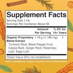 MaryRuth Organics USDA Turmeric Gold Liquid Drops | Herbal Blend | Turmeric Curcumin | Black Pepper | Cassia Cinnamon Bark | Ginger Root | Immune Support | Non-GMO Project Verified | Vegan | 1oz