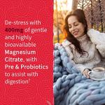 Garden of Life Magnesium Citrate Supplement Gummies with Prebiotics & Probiotics for Stress, Sleep & Recovery - Vegan, Gluten Free, Kosher, Non-GMO, No Added Sugars, Raspberry Flavor, 60 Count