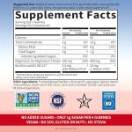 Garden of Life Magnesium Citrate Supplement Gummies with Prebiotics & Probiotics for Stress, Sleep & Recovery - Vegan, Gluten Free, Kosher, Non-GMO, No Added Sugars, Raspberry Flavor, 60 Count