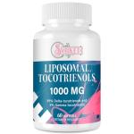 Liposomal Tocotrienols 1000mg – High Absorption Vitamin E Tocotrienols Supplement with 95% Delta & 5% Gamma – Antioxidant for Skin & Healthy Aging – 60 Softgels