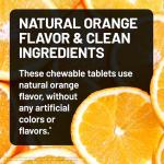 NatureWise Extra Strength Vitamin C Chewable 1000mg for Adults - Natural Orange Flavor - Immune System & Antioxidant Support - Non-GMO, Vegan & Sugar Free - 200 Chewable Tablets[100-Day Supply]