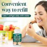 Zingicin Vitamin E Tocotrienols - Liposomal Tocotrienols Supplement 1000mg, Highly Absorbable Delta Tocotrienol and Gamma Tocotrienol for Bone Health, and Antioxidant Support, 120 Softgels