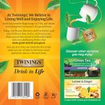 Twinings Pure Green Tea Individually Wrapped Bags, 100 Count (Pack of 1), Smooth & Refreshing, Caffeinated, Enjoy Hot or Iced, 100 Teabags
