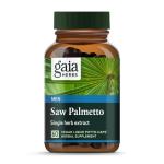 Gaia Herbs Saw Palmetto - Supports Healthy Prostate Function for Men - Contains Saw Palmetto and Sunflower Seed Lecithin to Support Men’s Health - 60 Vegan Liquid Phyto-Capsules (30-Day Supply)