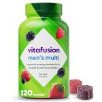 Vitafusion Adult Gummy Vitamin Supplement for Men, Berry Flavored, A, C, D, E, B6, B12, Daily, 120 Count, 60 Day Supply
