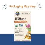 Garden of Life Organics Extra Strength Turmeric Inflammatory Response 120 Tablets-100Mg Curcumin (95% Curcuminoids) Black Pepper, Probiotics, Organic Non-GMO Vegan Gluten Free Herbal Supplement