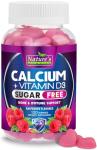 Sugar Free Chewable Calcium Gummy Vitamins - Plus 400 IU Vitamin D3 for Bone, Teeth, & Immune Health Support - Calcium Supplements for Women & Men Daily, Non-GMO, Berry Flavored - 120 Gummies
