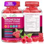 Magnesium Glycinate Gummies 600mg, High Absorption Magnesium Gummies with L-Threonate, Calcium, Vitamin B6, D3, Sugar Free Chews for Adults & Kids Relaxation, Stress Relief, Night Rest