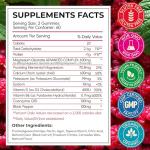 Magnesium Glycinate Gummies 600mg, High Absorption Magnesium Gummies with L-Threonate, Calcium, Vitamin B6, D3, Sugar Free Chews for Adults & Kids Relaxation, Stress Relief, Night Rest